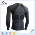 Polyester Nylon Man Thermal Tops Outdoor Fitness Wear